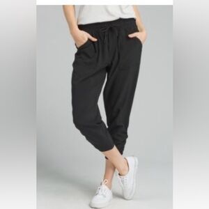 Prana women's midtown capri pants ruched sides gorpcore athletic outdoor